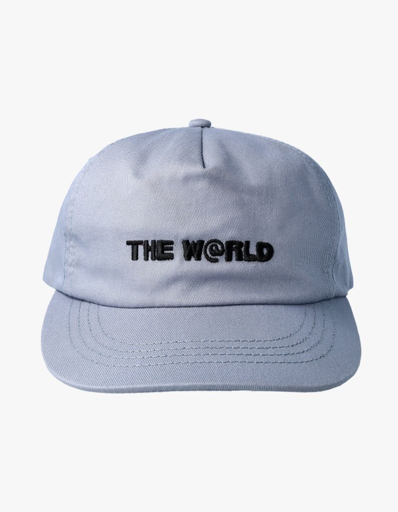 thewarld（ザワールド）の「5パネル刺繍キャップ ライトグレー（帽子）」