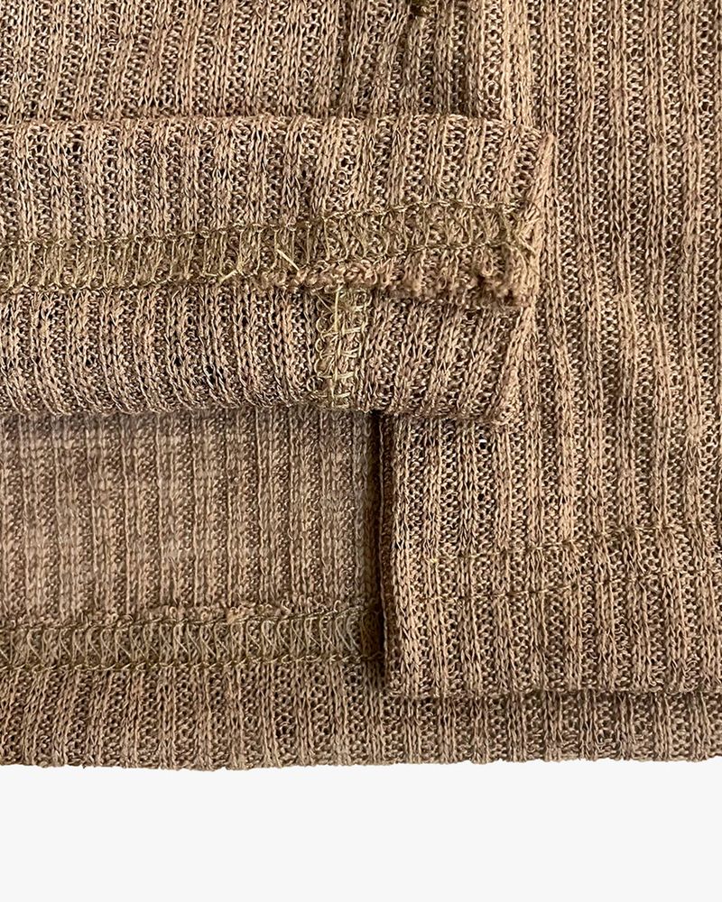 Erin Summer Linen Ribbed Cardigan