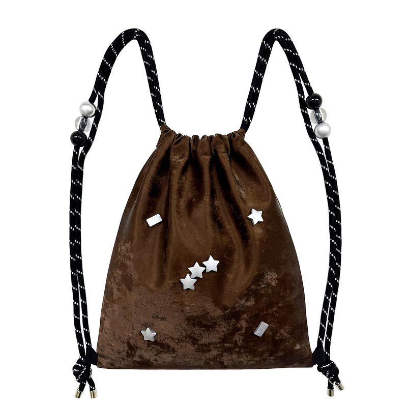 OTHER-worldly（アザーワールドリー）の「Silver Star Gym Sack [Brown]（Bags）」