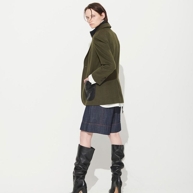 MOLLY DETACHABLE JACKET, KHAKI
