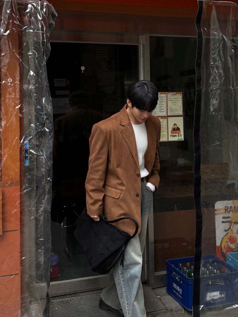 Brunch suede blazer jacket