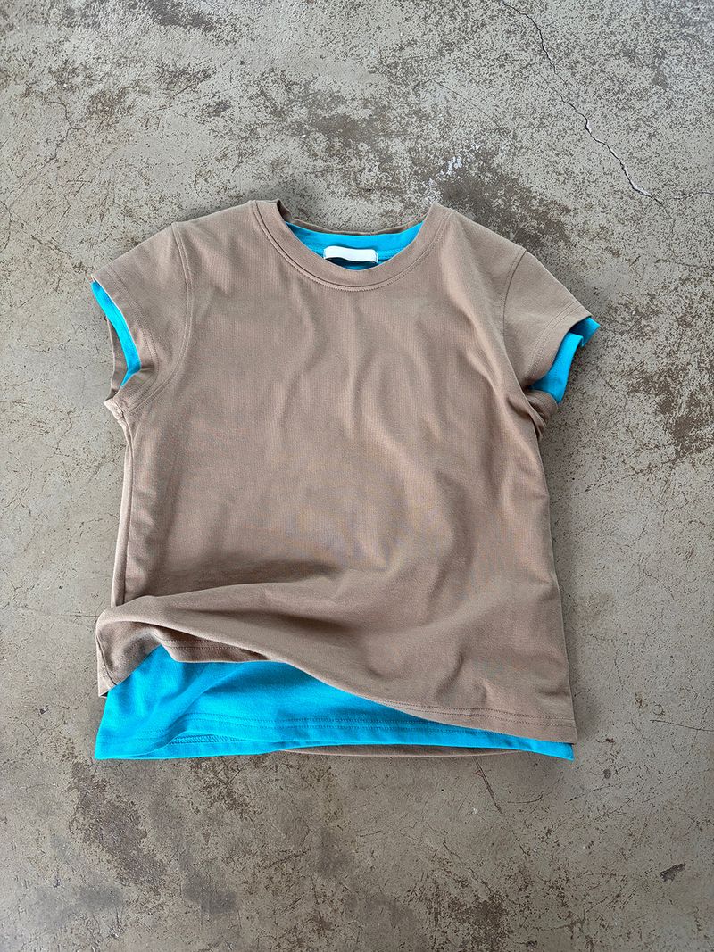 MUZESEOUL（ミューズソウル）の「[BEST] 썸머 숏 슬리브 반팔 티셔츠(8color)（Tops）」