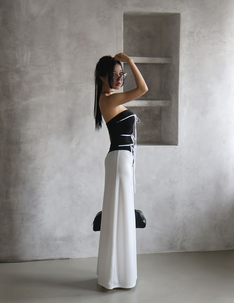 cover maxi long skirt