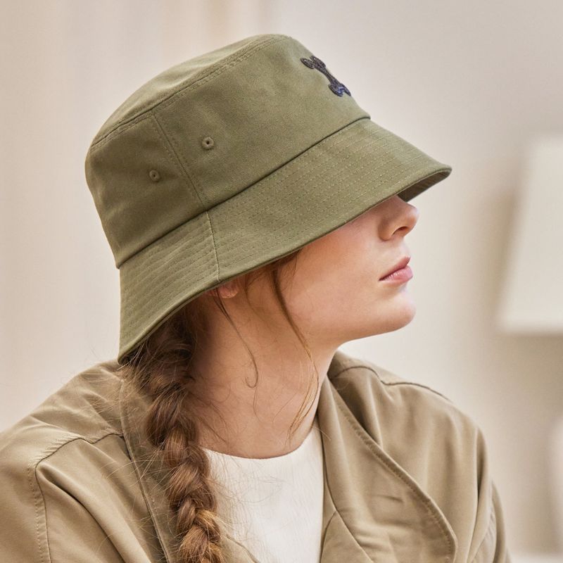 VA Curved Patch Bucket Hat / Khaki
