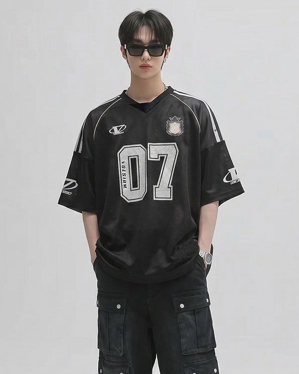 KIXI（キッシー）の「(UNISEX) Mesh Track T-shirt 26SS-004（Tops）」