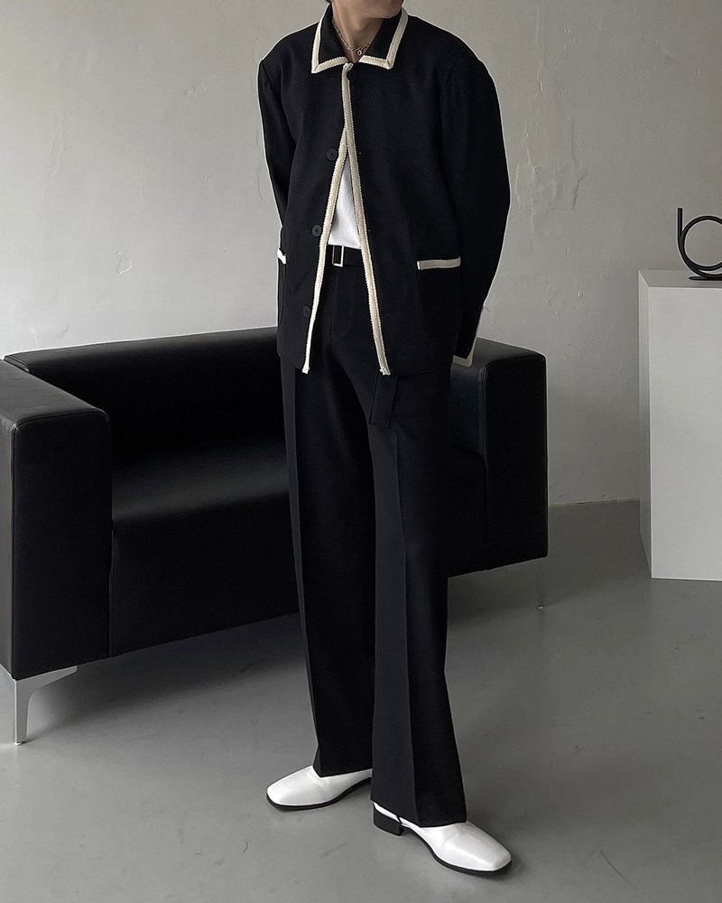 MT Belt Wide Slacks (2 colors)