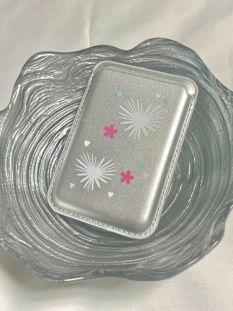 magsafe leather card wallet snowflack
