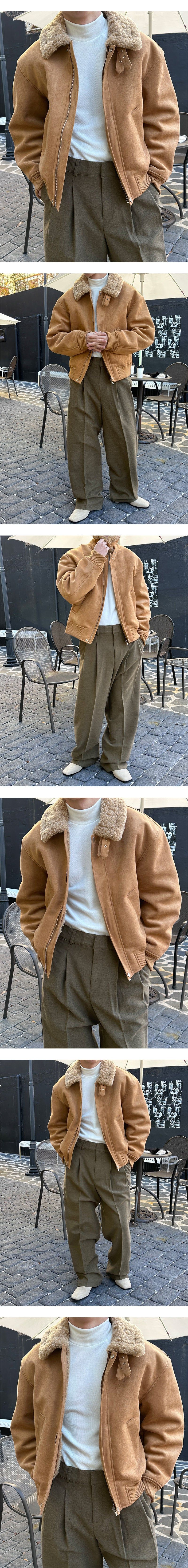 [F/W] Blend two tuck wool slacks(2color)