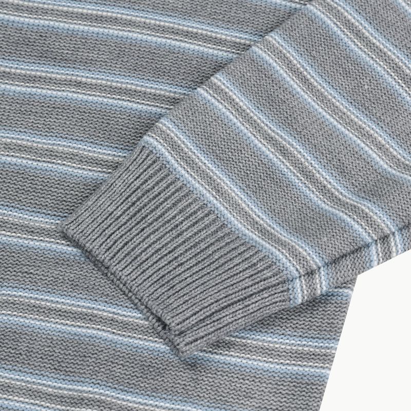 Reverse stripe knit 2COLOR