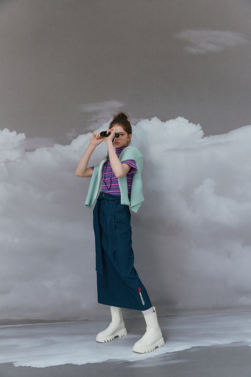 Denim skirt