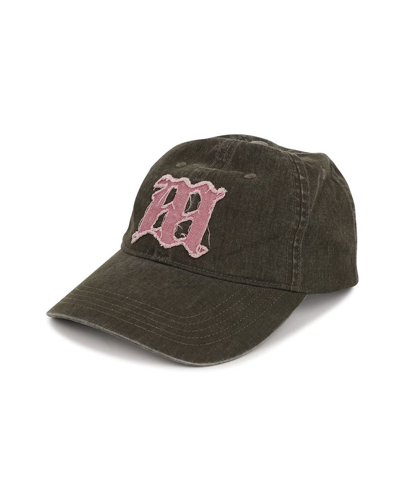 VINTAGE WASHED APPLEQUE M BALL CAP_BROWN