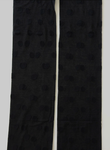 WIDE DOT STOCKING (IVORY, BLACK 2COLORS!)