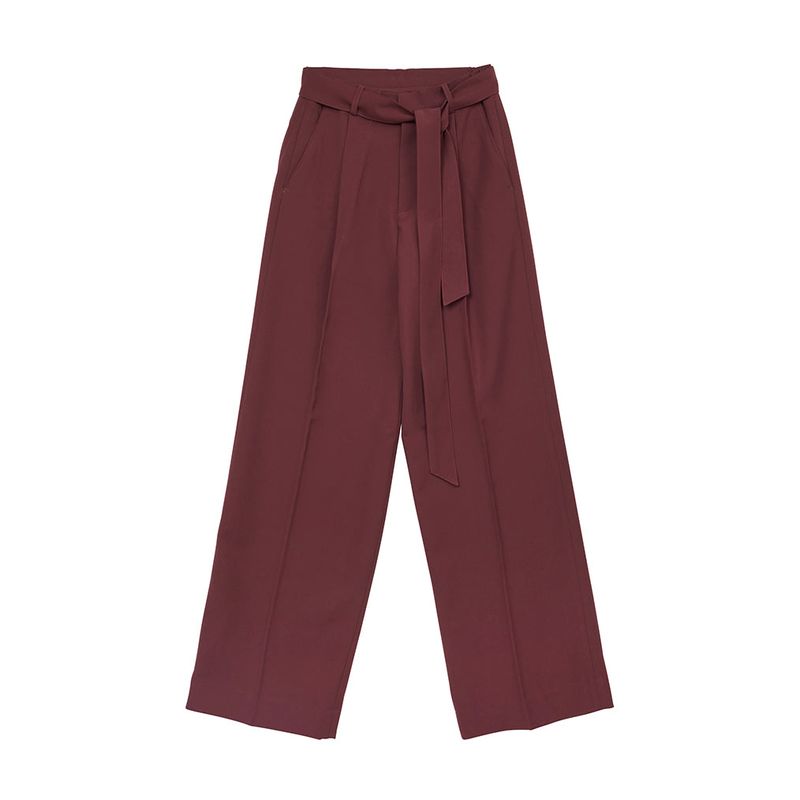 FL Belted Side Banding Wide Slacks (4 colors)