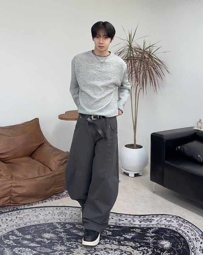 Ruben Stitch Knit Long Sleeve