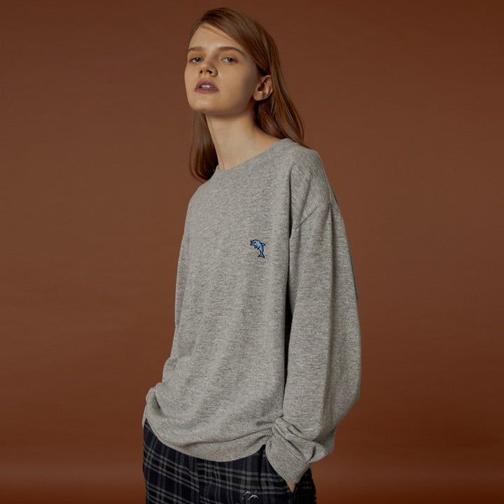 WaiKei(ワイケイ)の「Dolphin Cashmere Crew Neck Knit(Tops)」