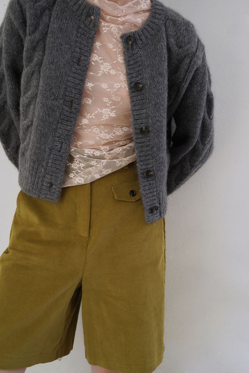 Vern corduroy pants_olive