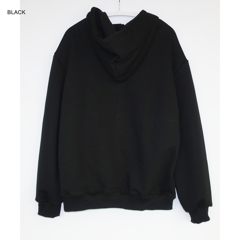 Street Lettering Two-Way Zip Hoodie