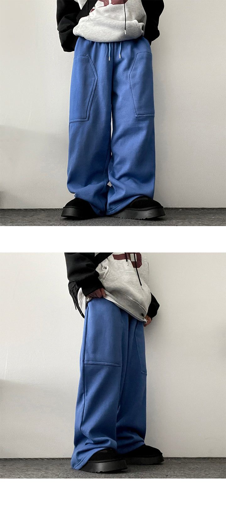 Letti Napping Stitch Carpenter Wide Pants