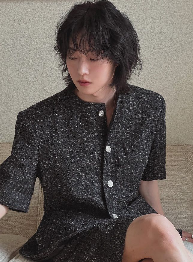 Lione Tweed Half Jacket