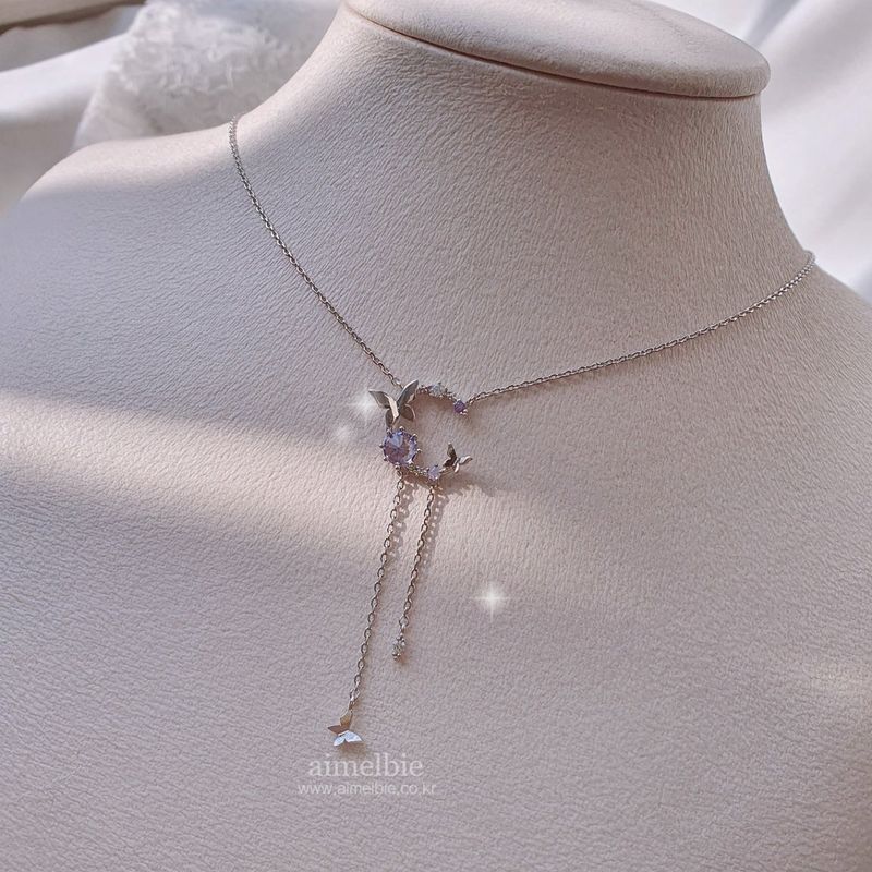 Lavender Moon Necklace