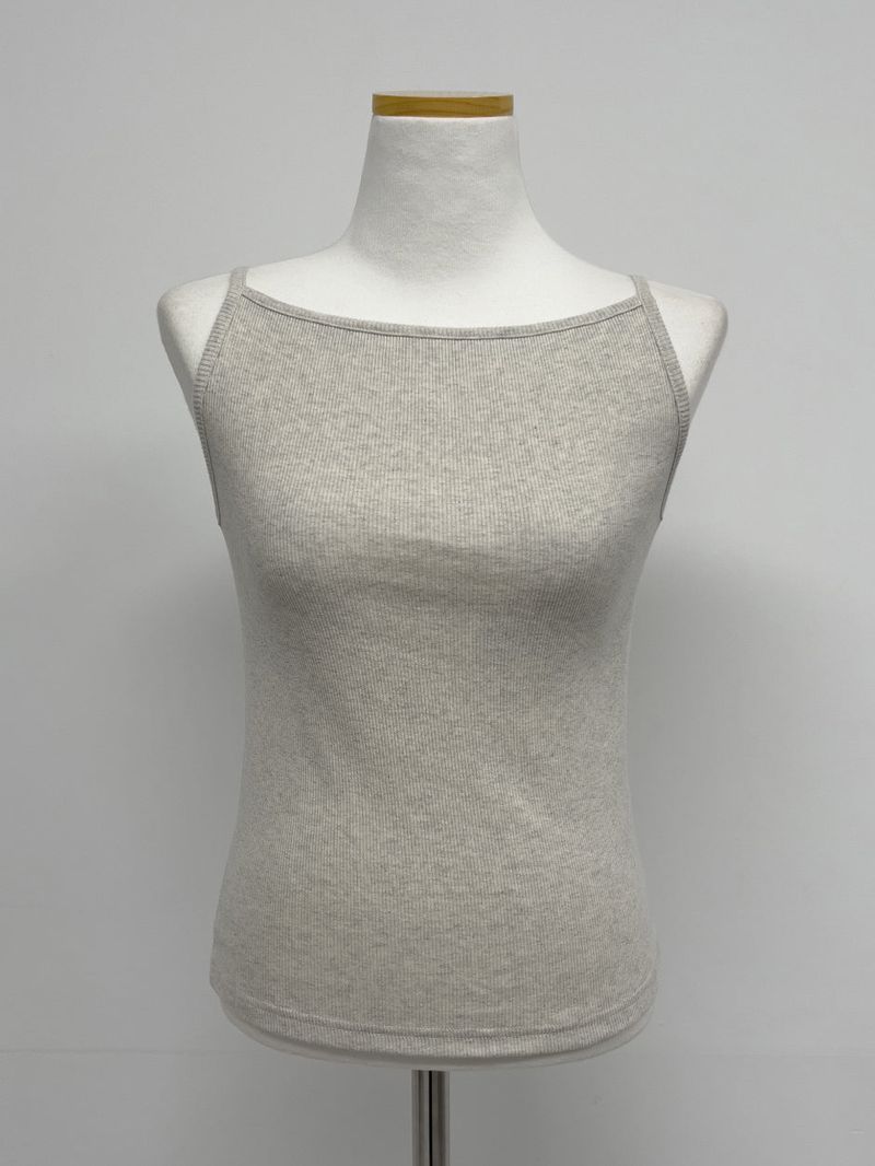 Minimal Square Ribbed Sleeveless