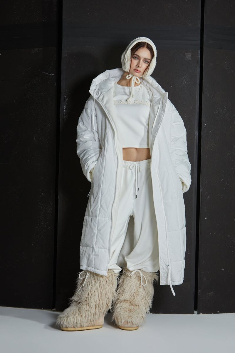 GL LONG PADDING -WHITE