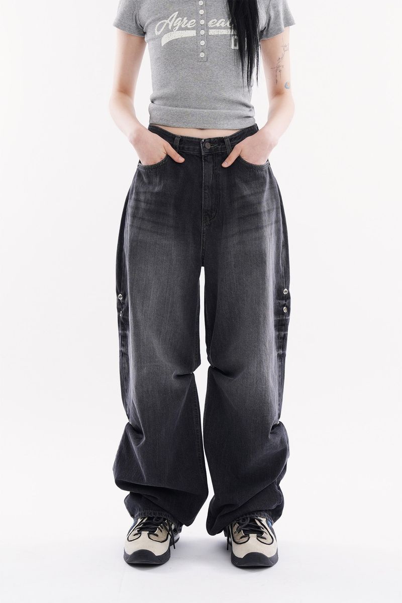 Raucohouse（ラウコハウス）の「Milo snap wide denim pants（Pants）」
