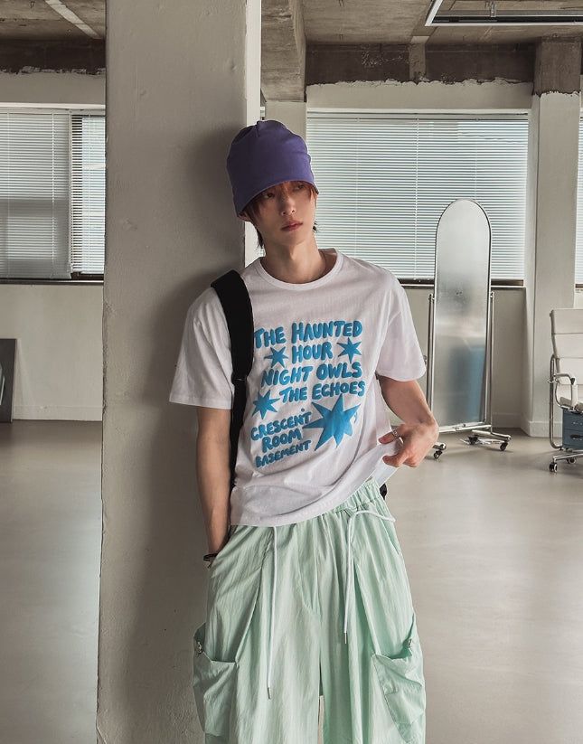 2PLAN（ツープラン）の「ハウンド スター レタリング オーバー ショートスリーブ Tシャツ（トップス）」