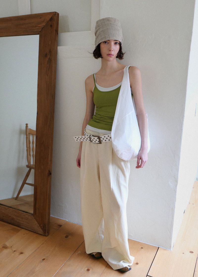 Airy Folding Hobo Bag_White