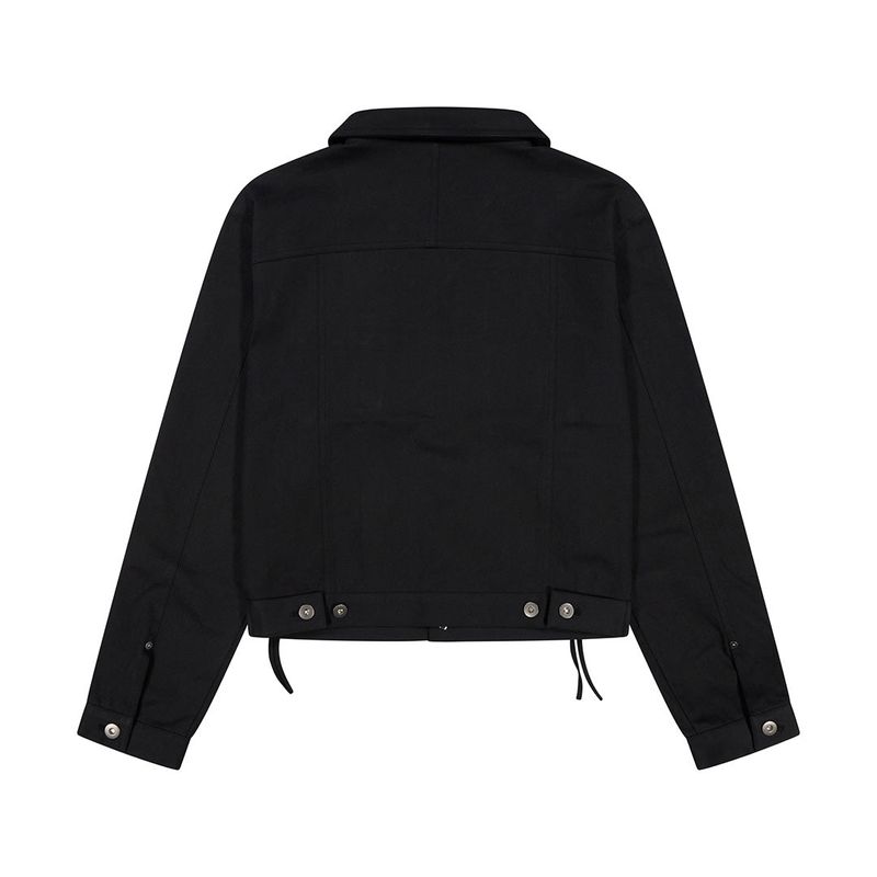 (DUC) Western Trucker Jacket Black
