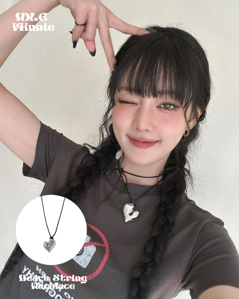 [IDLE Minnie Pick!] Heart String Necklace