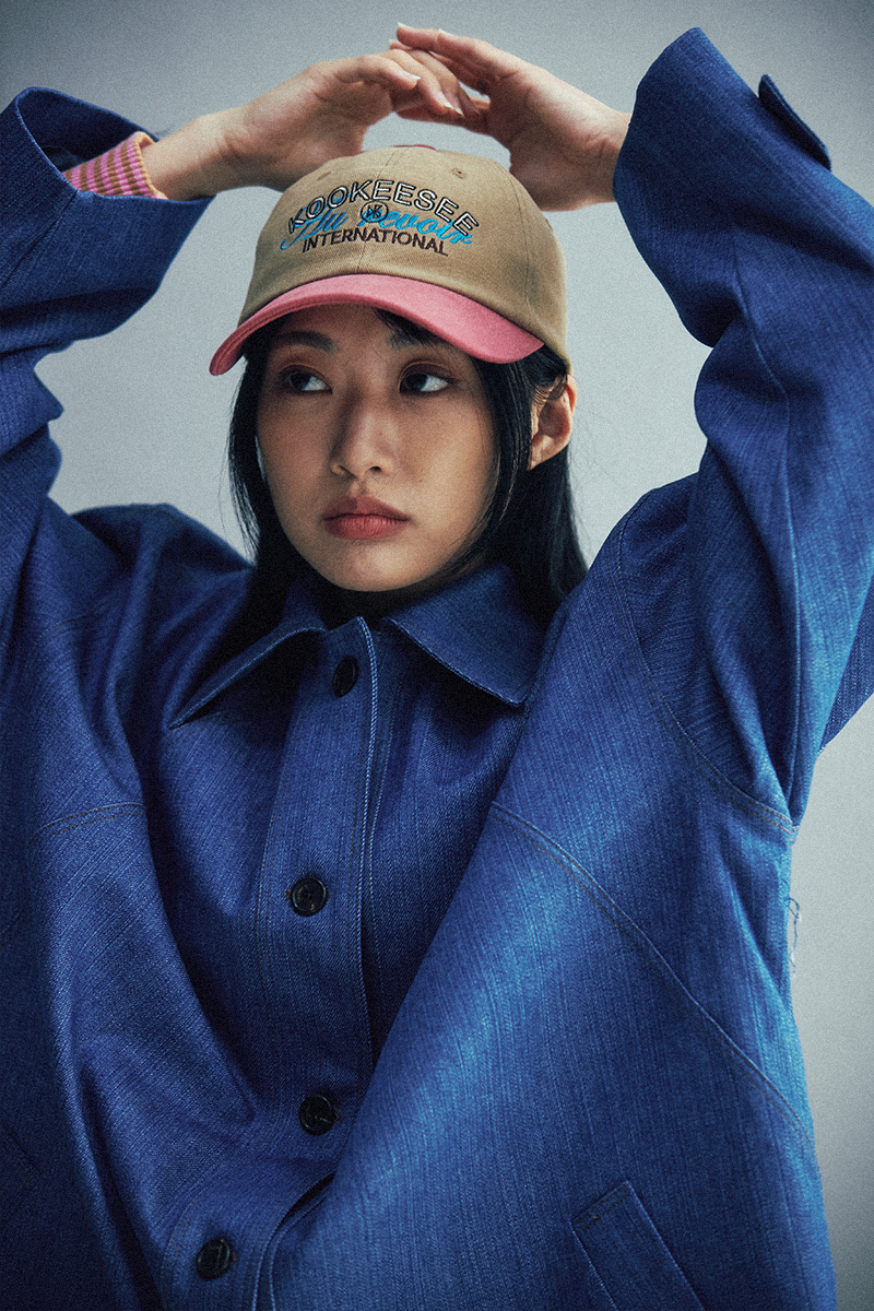 KOOKEESEE Slub Denim Jacket