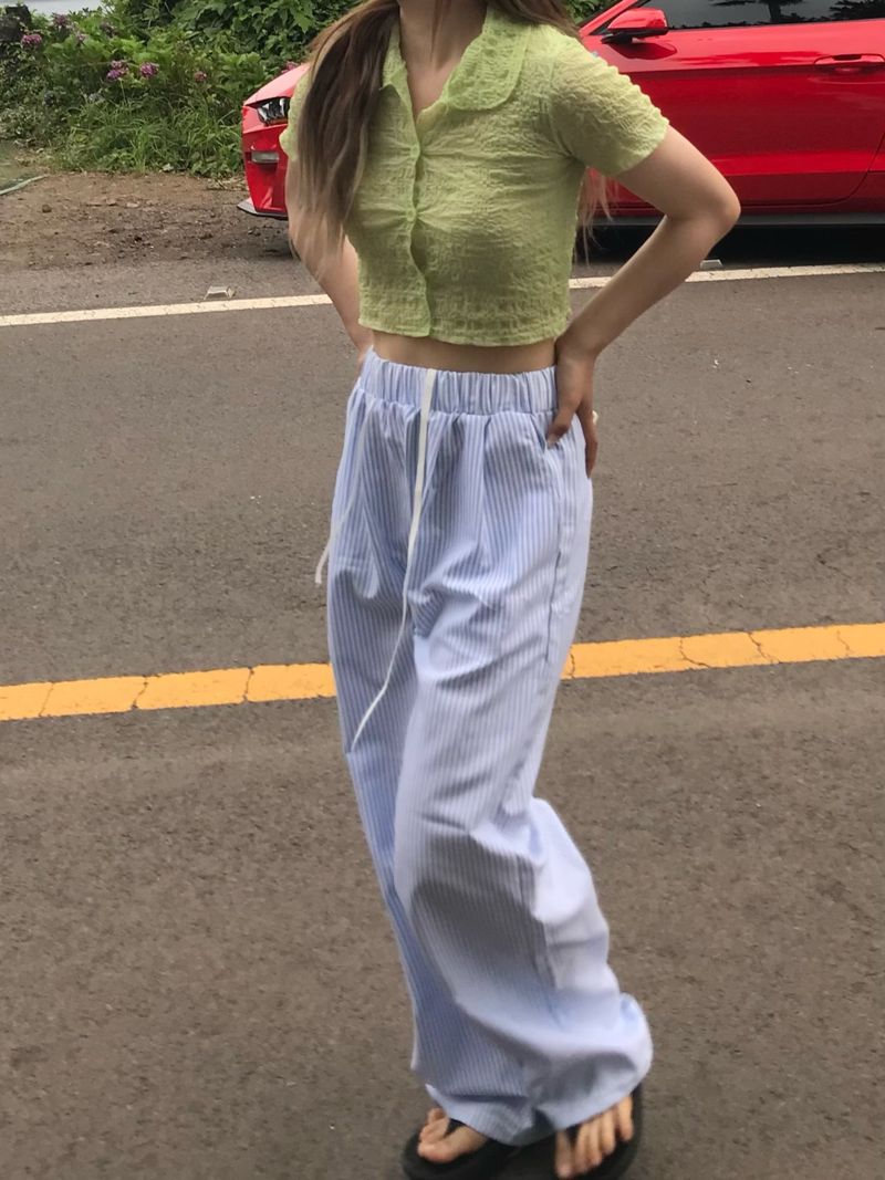 Waterfall stripe pants