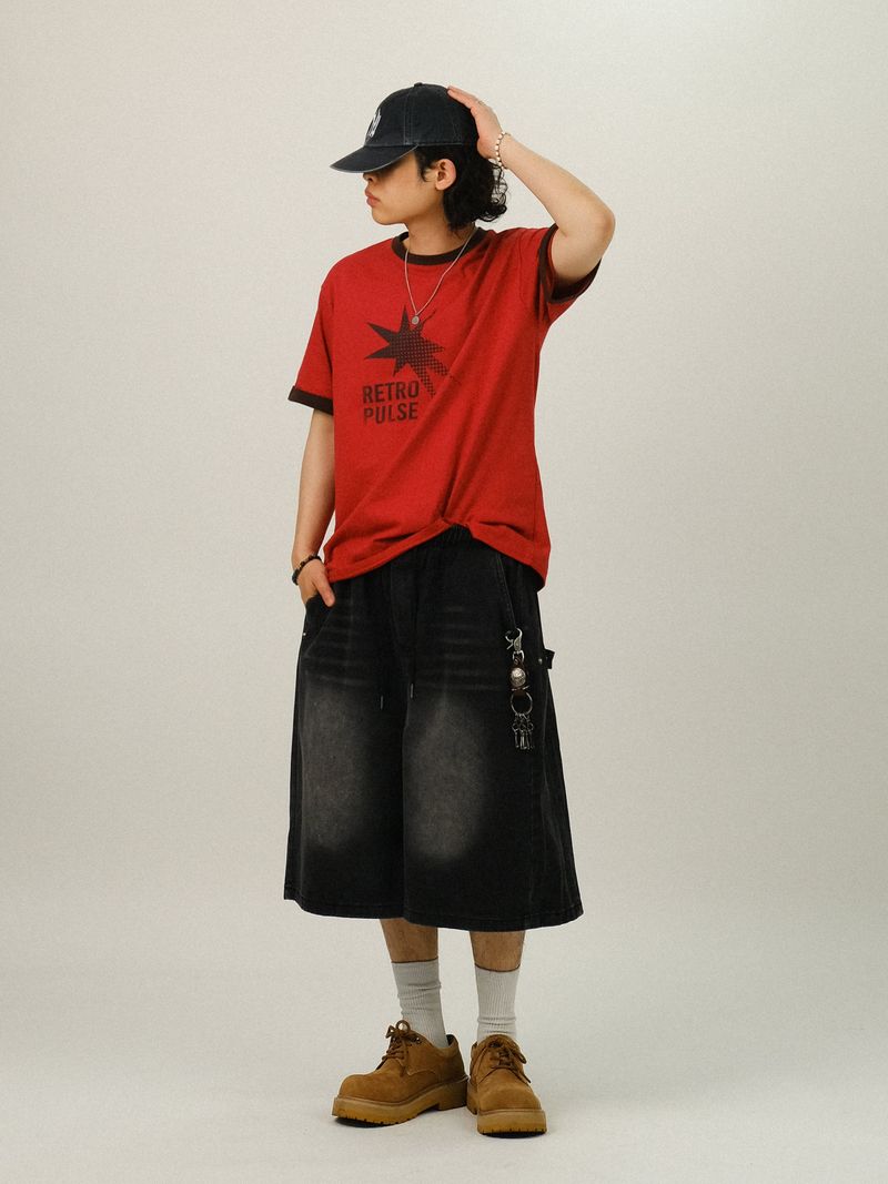 WN Side Snap Bermuda Banding Pants