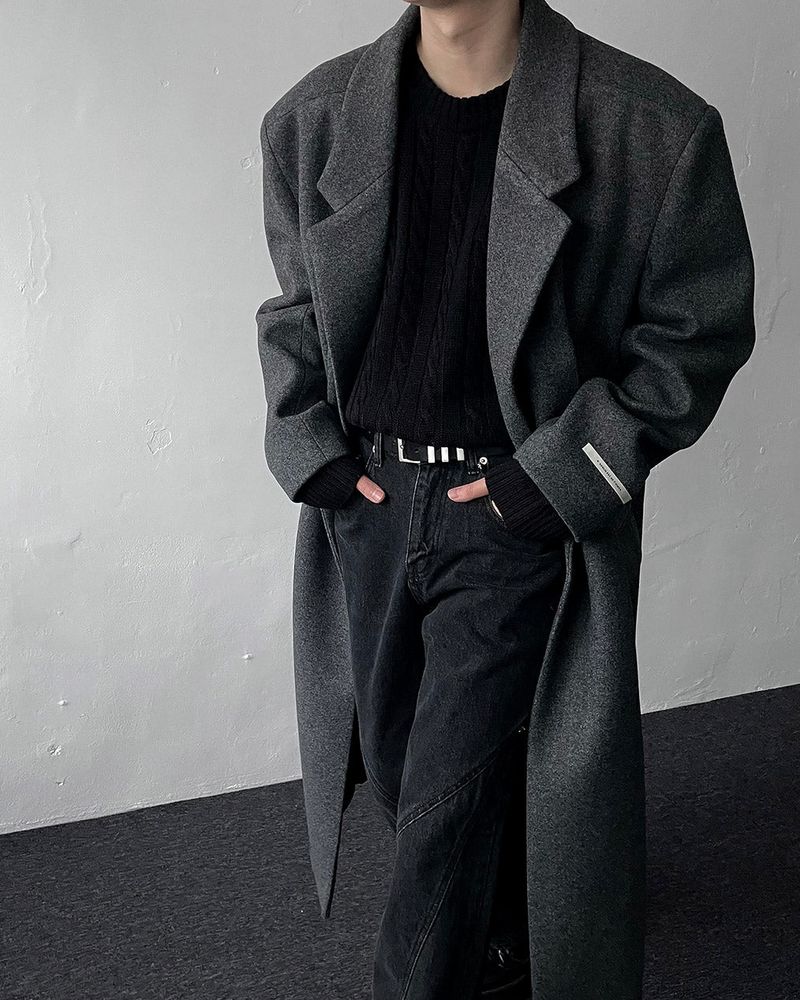 YM Lauren Wool Dart Coat (4 colors)