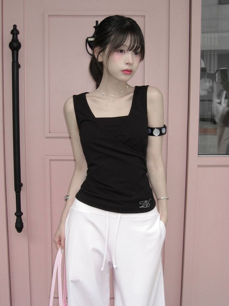 [MADE] Zanne Sailing Wrap Sleeveless Top