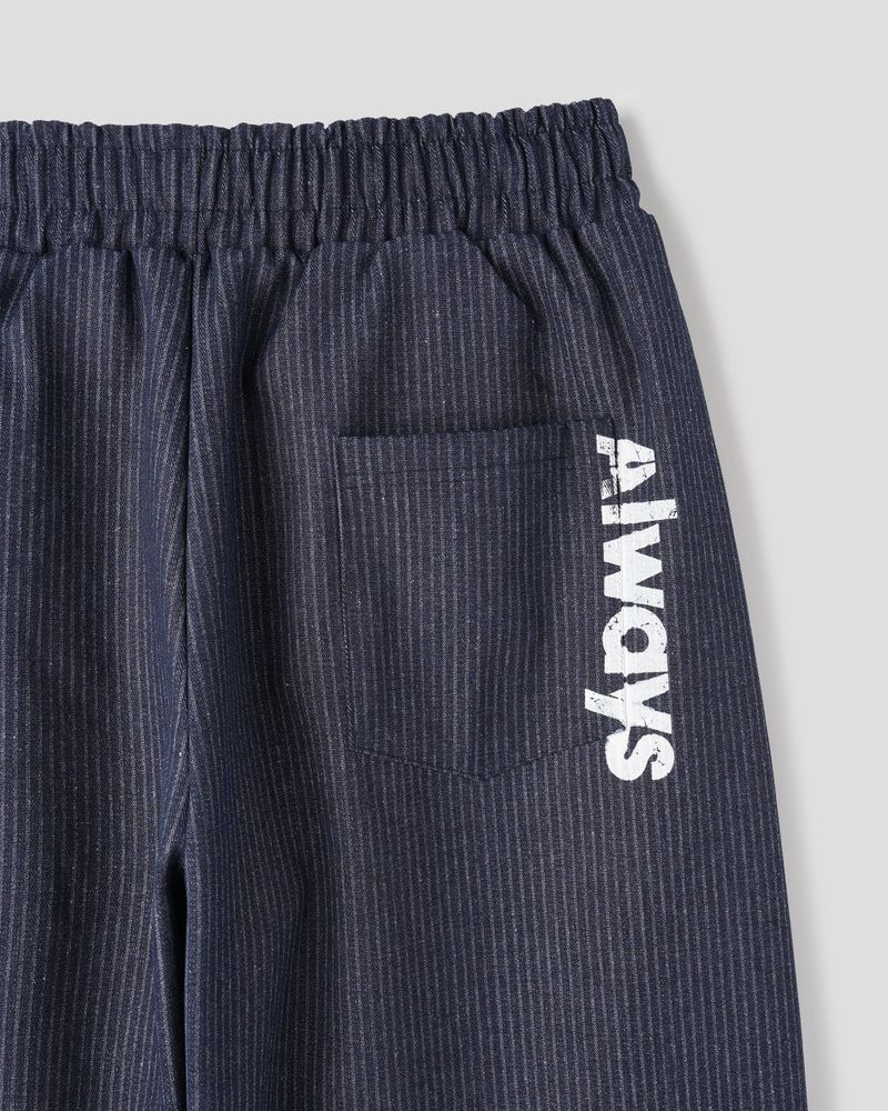 Waze Stripe Curved Denim