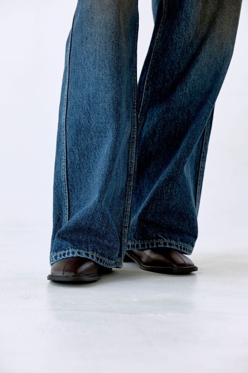 ALARM LINE DENIM PANTS_WOMAN