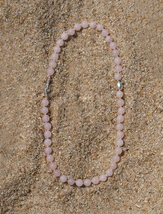Pink Pebble Necklace