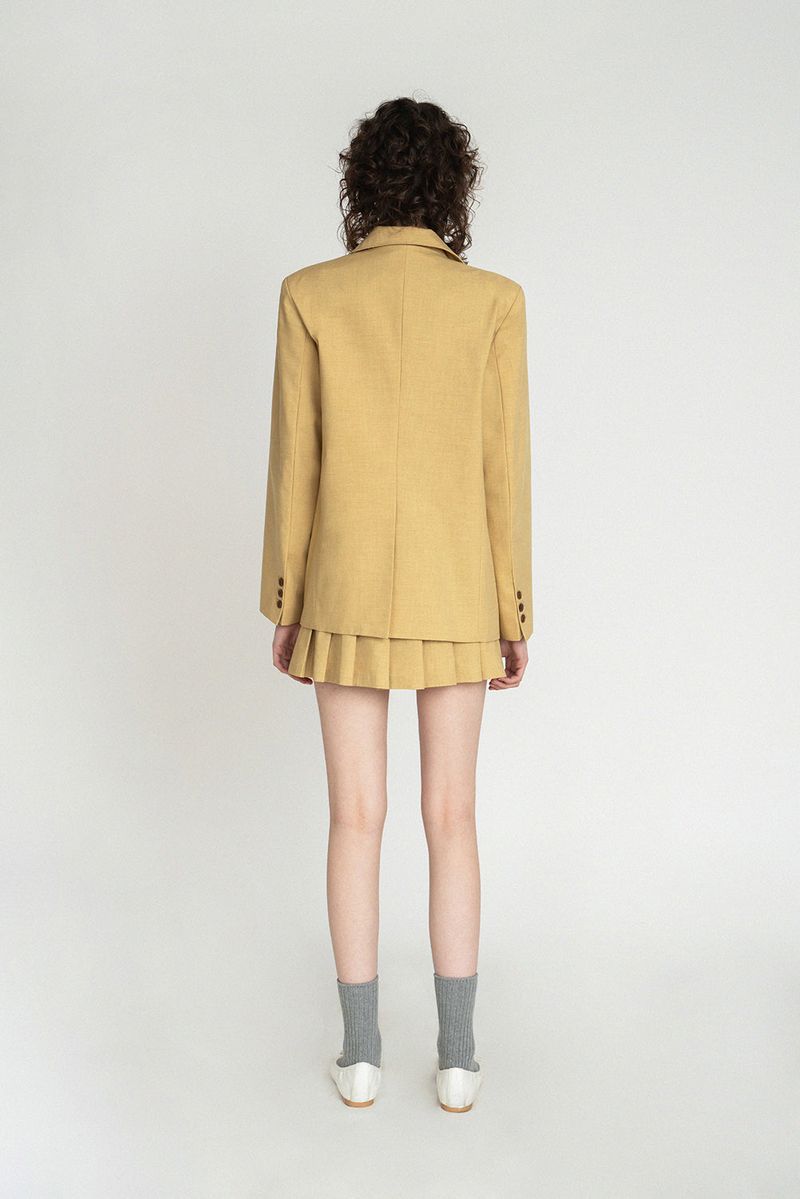 New roman jacket_mustard