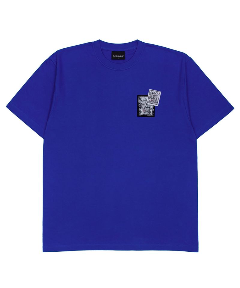 BLACKBLOND(ブラックブロンド)の「BBD Disorder Patch T-Shirt (Blue)(Tops)」