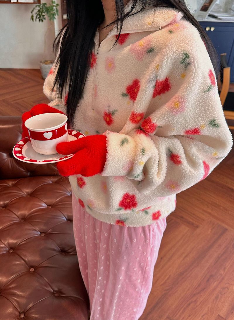 CUDDLY NANA(カドリー ナナ)の「ステラフリースジップアップ(トップス)」