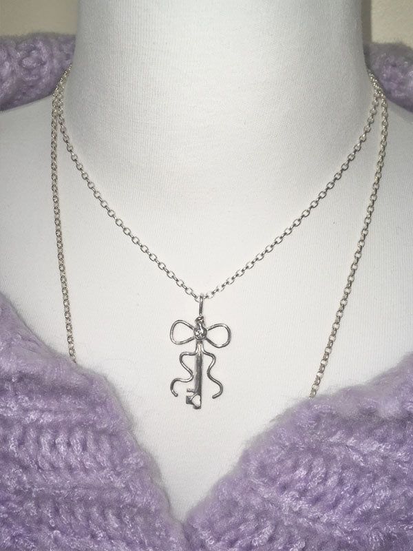 DANI(ダニ)の「Key Ribbon Necklace(Accessories)」