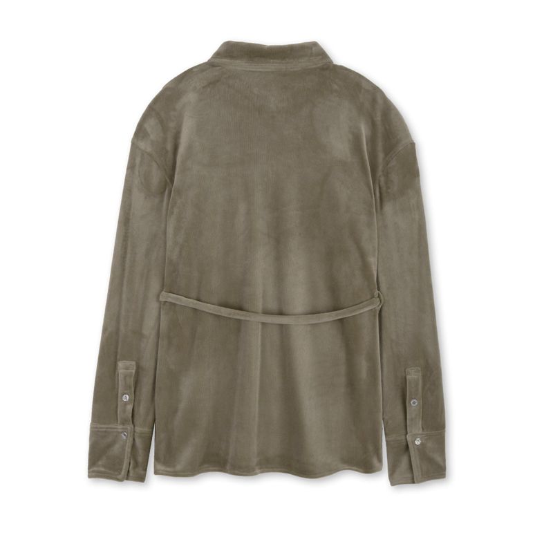 VELVET STRING BELT SHIRTS