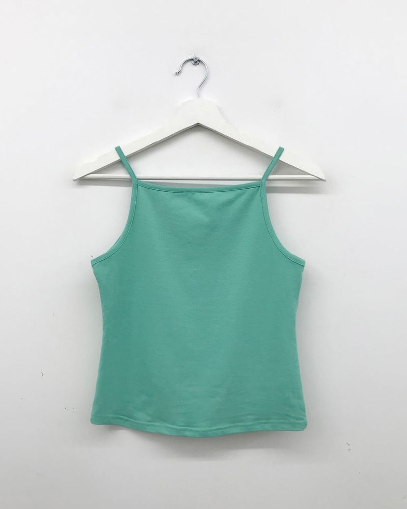 Kua square neck sleeveless top (6color)