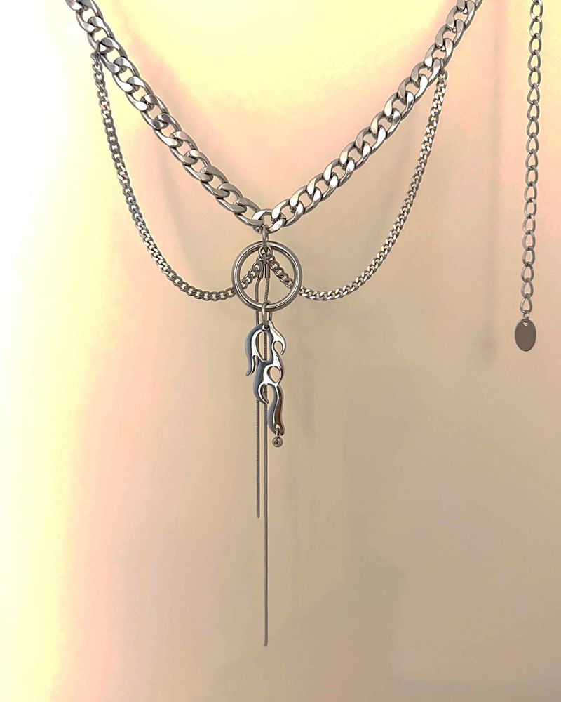 fire cape necklace