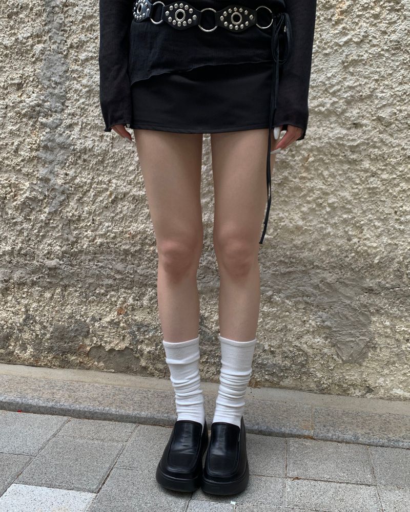 Platform minimal loafers
