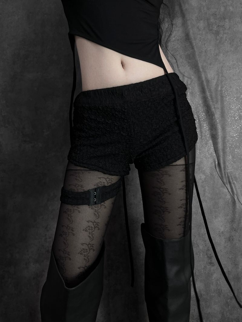 buckle strap micro shorts