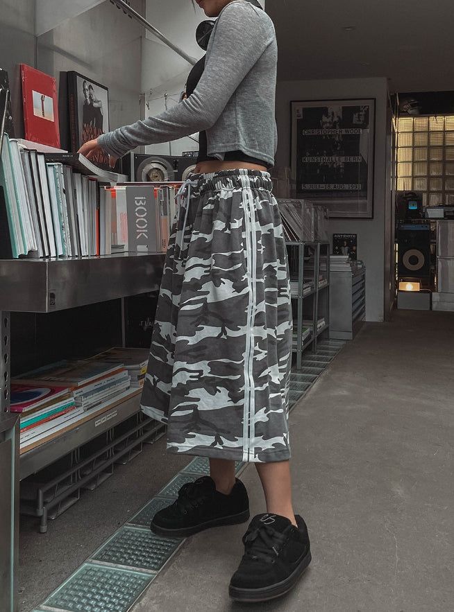 Free Camo Track Bermuda Pants