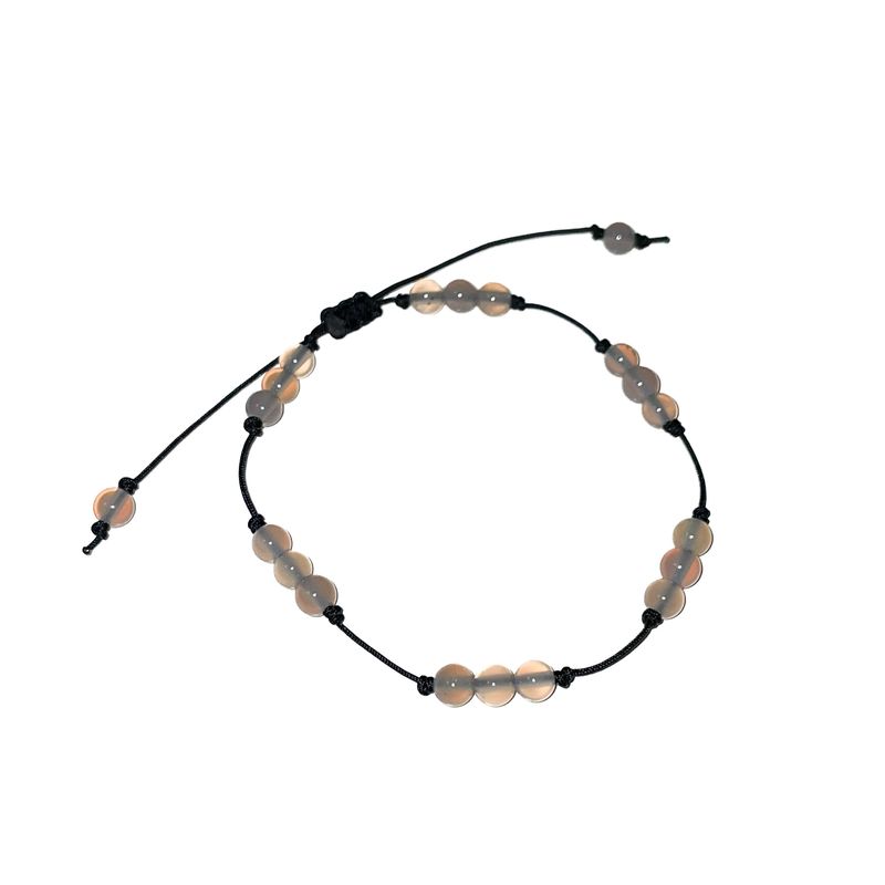 Gray gemstone bracelet